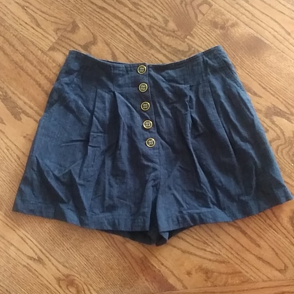 Gilli Button Fly Navy Blue Shorts